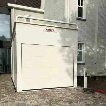 Gesloten autolift voor één wagen (buiten) - S5