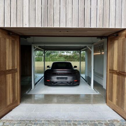 Autolift voor twee wagens (binnen) - S2