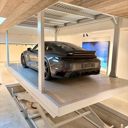 Autolift voor twee wagens (binnen) - S2